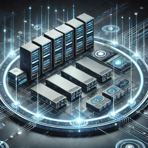 DALL·E 2024-10-16 12.42.36 - A sleek, futuristic image focusing on 'Commissioning for Optimal Performance.' The design should showcase interconnected network elements such as rout